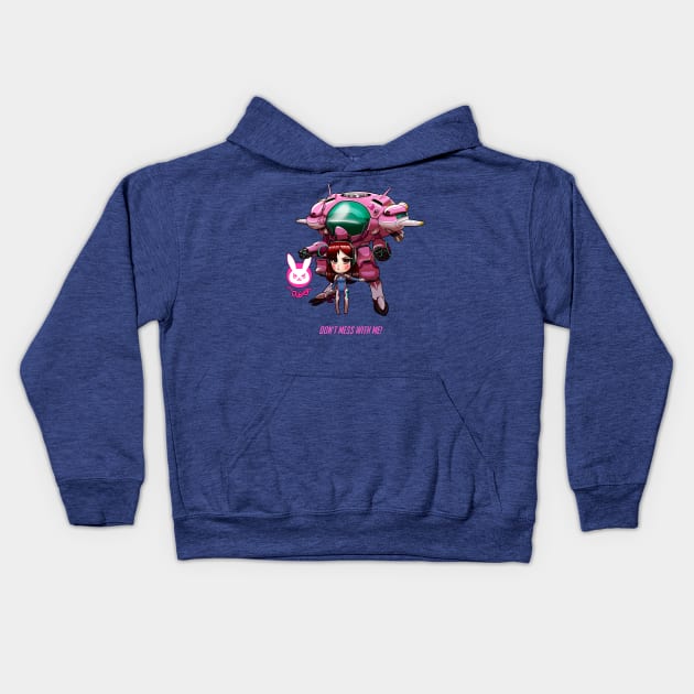 Don´t mess with me! Kids Hoodie by raulovsky